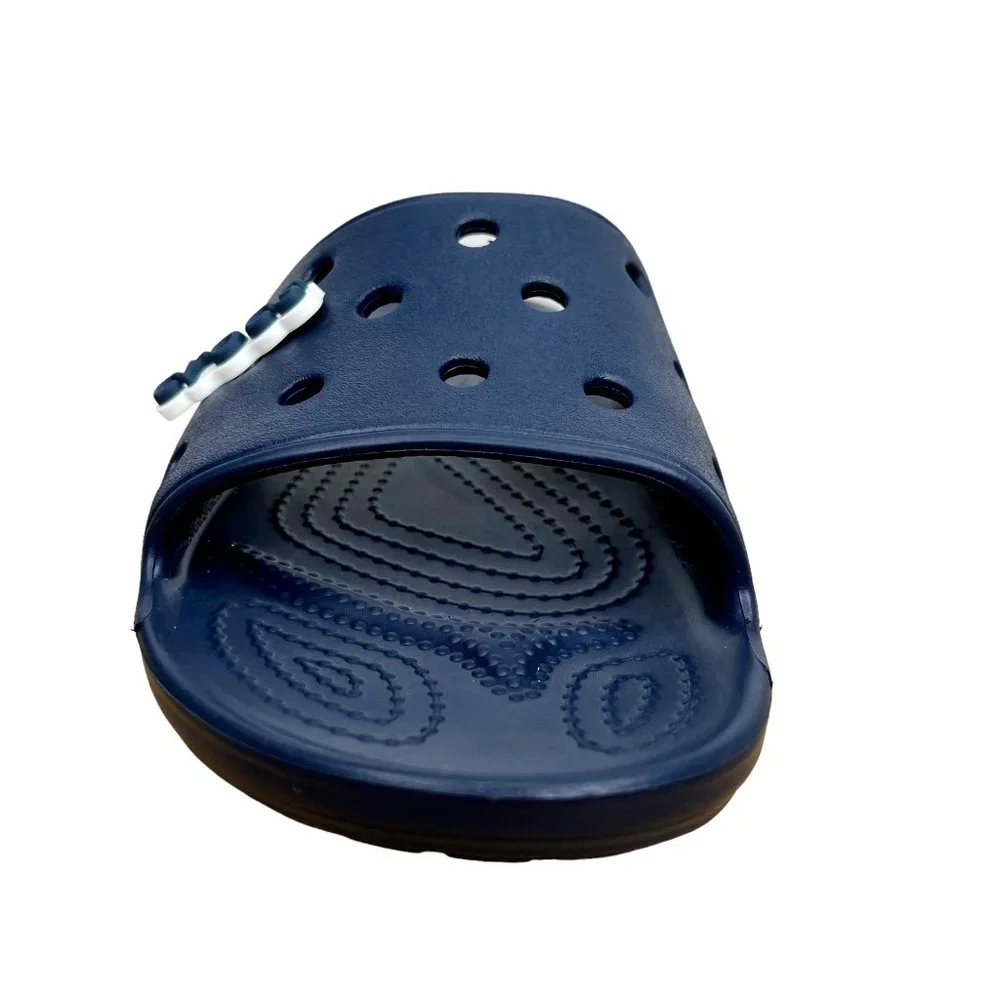 Crocs Womens Slide Sandals Size 9 Navy Water‎ Friendly Lightweight & Comfortable